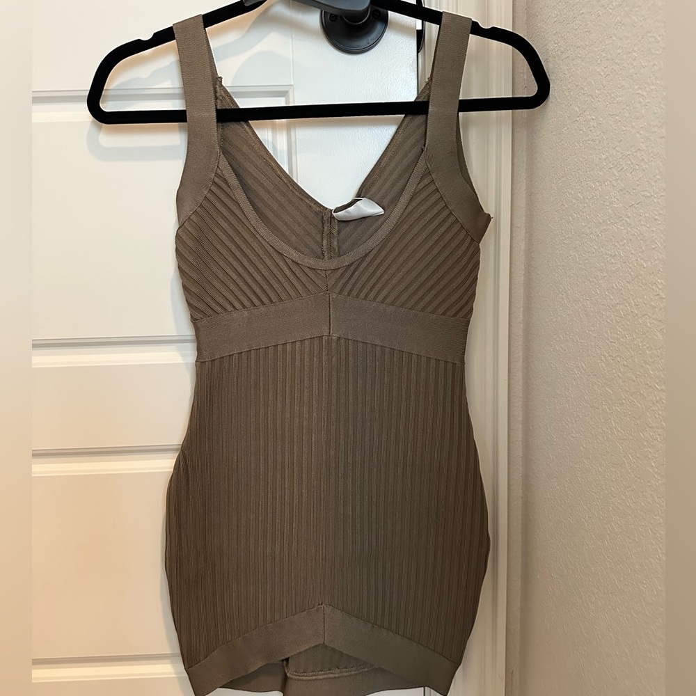 Oh Polly green bandage dress size M